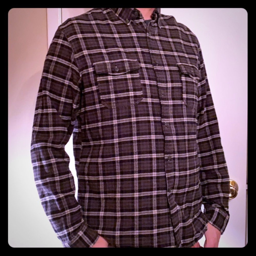 Merona casual cotton flannel shirt Large
